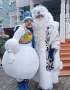 Архангельский Снеговик поздравил Деда Мороза